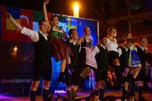 Folklore festivals defile and performances